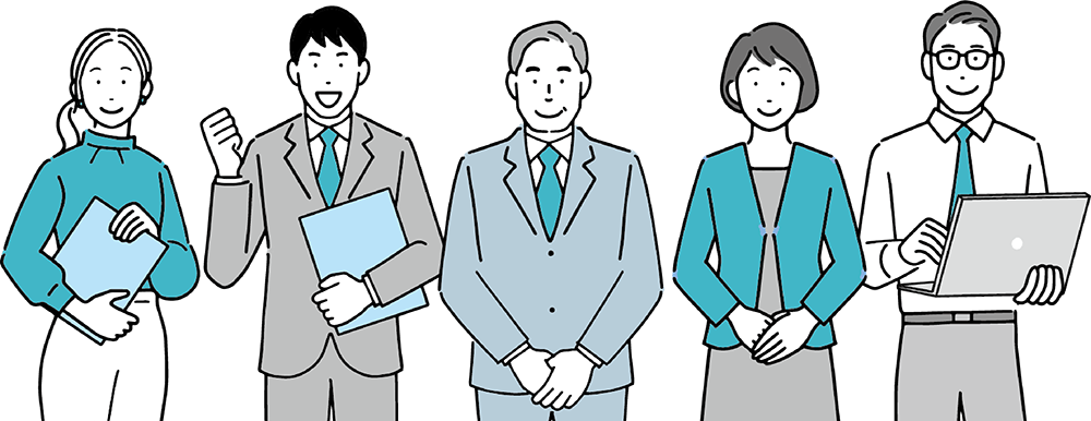 スタッフのイラスト